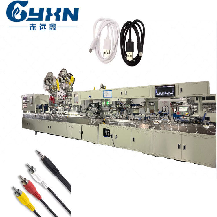 Full automatic DC USB data cable production line